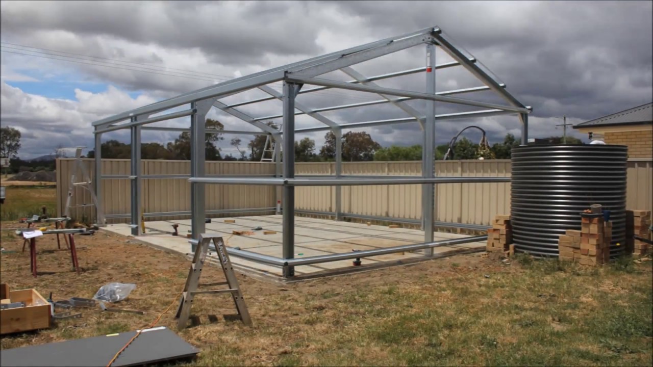 Building A Steel Shed